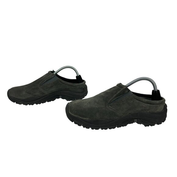 Bass Mens Spiral II Suede Slip-On Shoes 11M Gray Leather Upper Durable Outdoor S - Picture 4 of 9